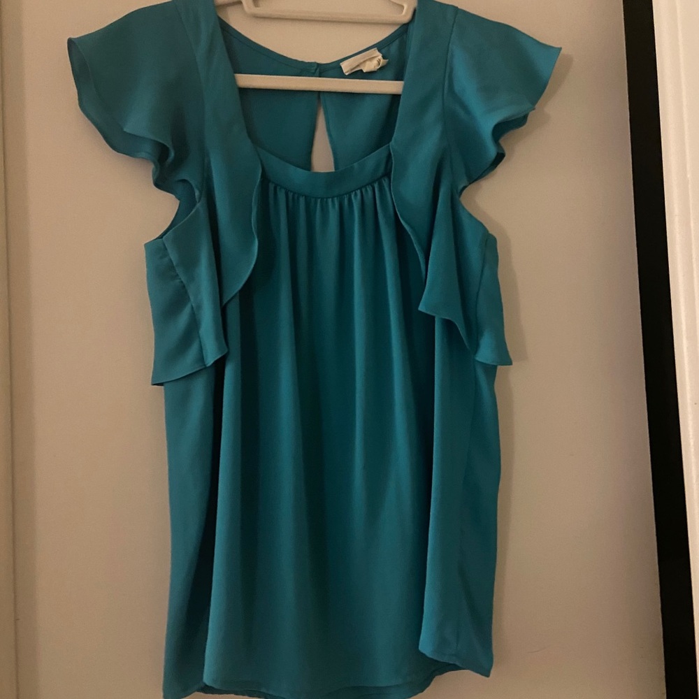 Very nice blue blouse. Worn once.